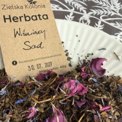 1 Zioła i Herbaty z Podlasia i Suwalszczyzny: Wiśniowy Sad. Producent: Zielska Kolonia (Puszcza Knyszyńska)
