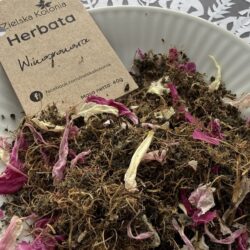 1 Zioła i Herbaty z Podlasia i Suwalszczyzny: Winogronowa. Producent: Zielska Kolonia (Puszcza Knyszyńska)