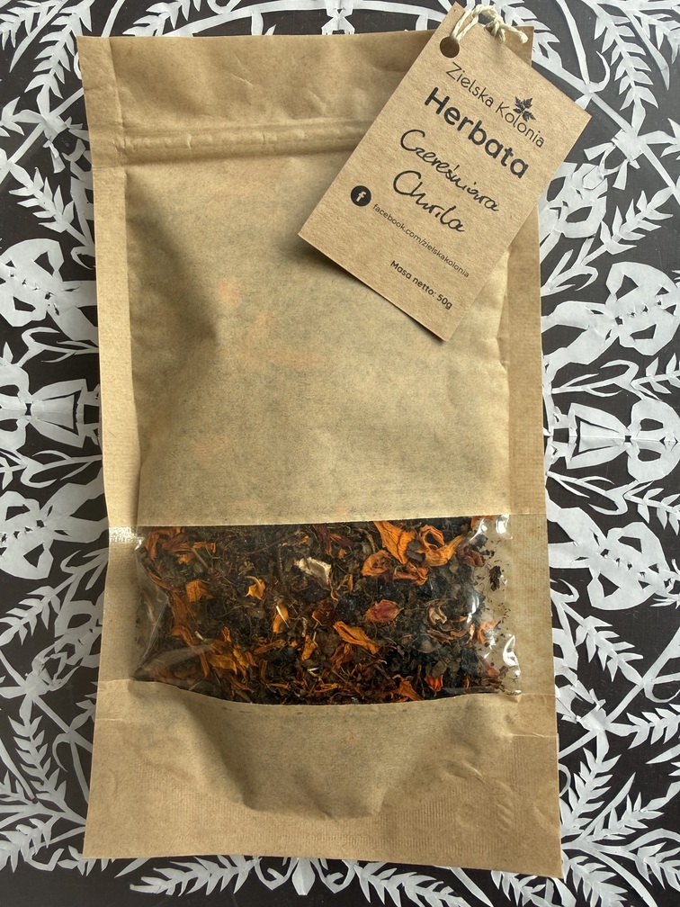 Zioła i Herbaty z Podlasia i Suwalszczyzny: Czereśniowa Chwila. Producent: Zielska Kolonia (Puszcza Knyszyńska) - obrazek 5